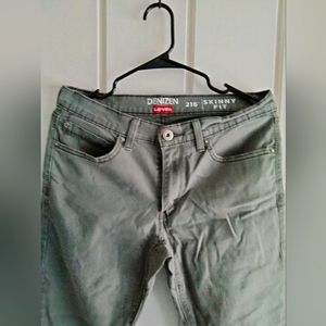 Denizen by Levi's Forest Green Faded Denim Jeans